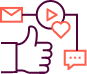 Health system patient engagement icon