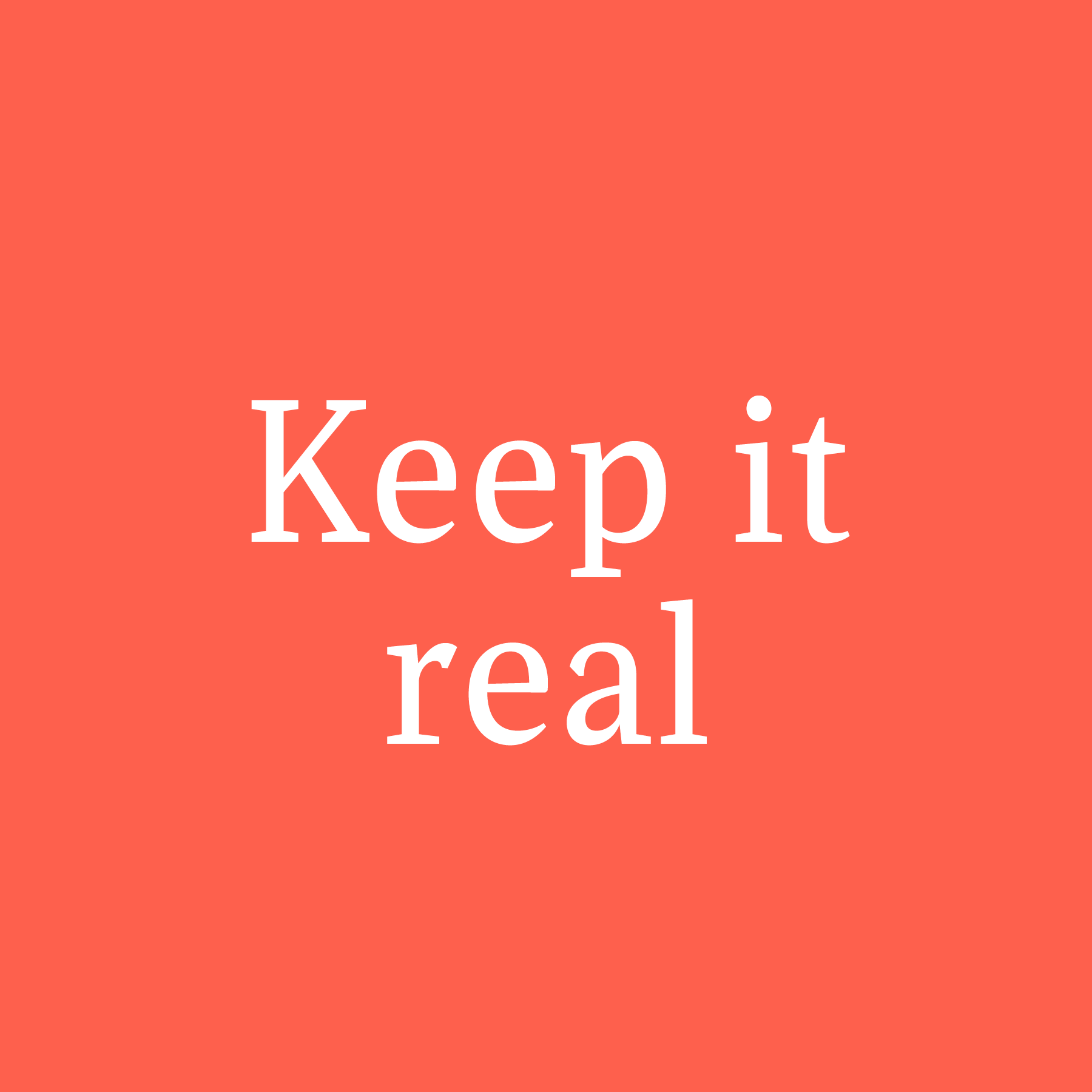 Value-Keep-it-real